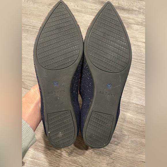 Rothy’s 🦄, 9, Pre-Owned, Midnight Metallic - Picture 5 of 8